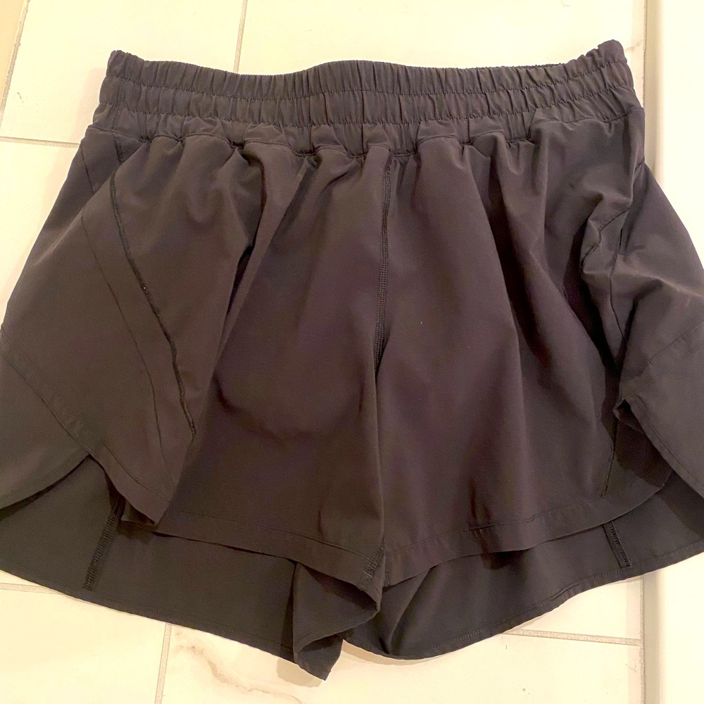 Lululemon Track 5” short, black, size 12, GUC